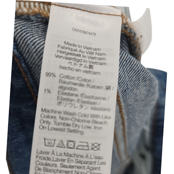 Madewell Petite Perfect Vintage Wide Leg Jean Size 25P Retail $138 - Picture 9 of 9